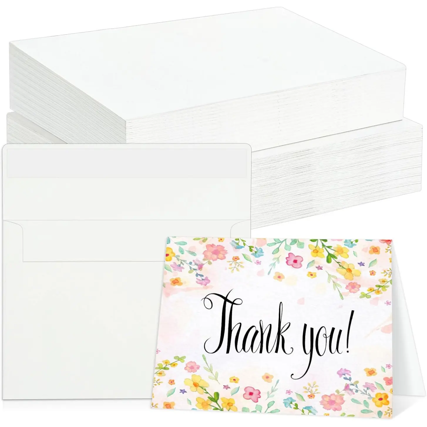 Watercolor-style Jewelry Thank-You Card