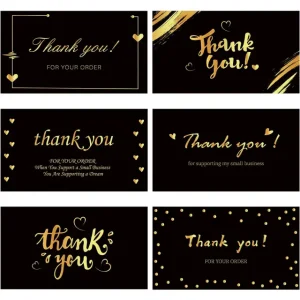 Thank You Cards Bulk | Represent Your Enthusiasm to Thank Customers and Leaves Your Customers Good Impression | Richpack Wholesale - thank you for the gift card​