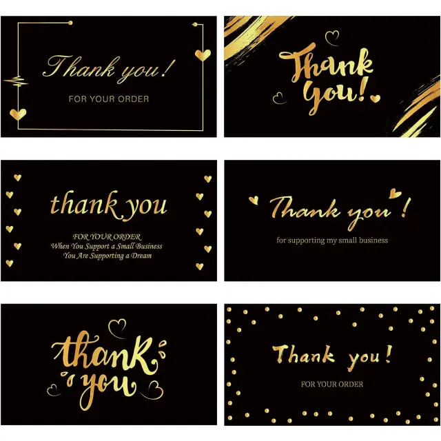 Thank You Cards Bulk | Represent Your Enthusiasm to Thank Customers and Leaves Your Customers Good Impression | Richpack Wholesale - thank you for the gift card​