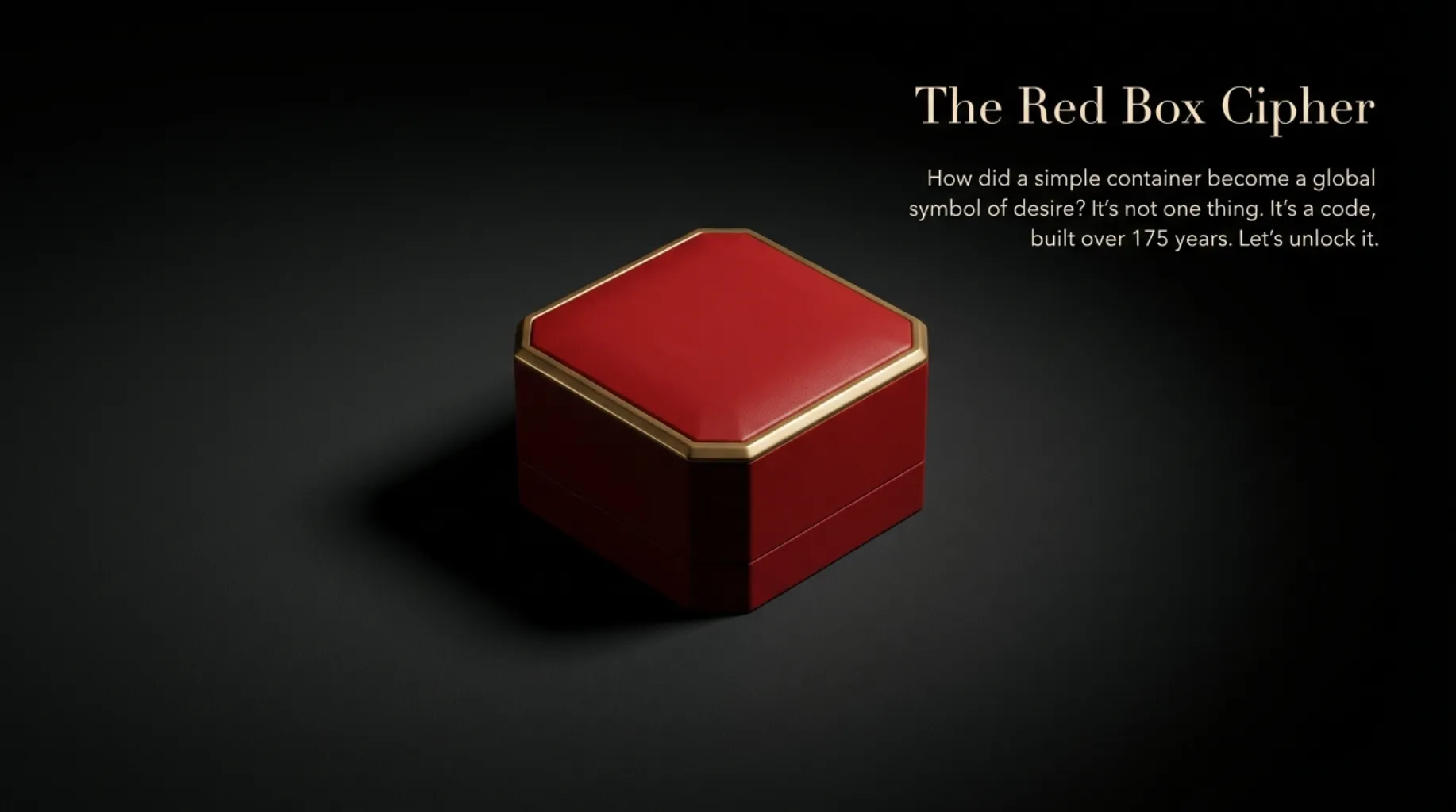 the red box cipher cartier heritage