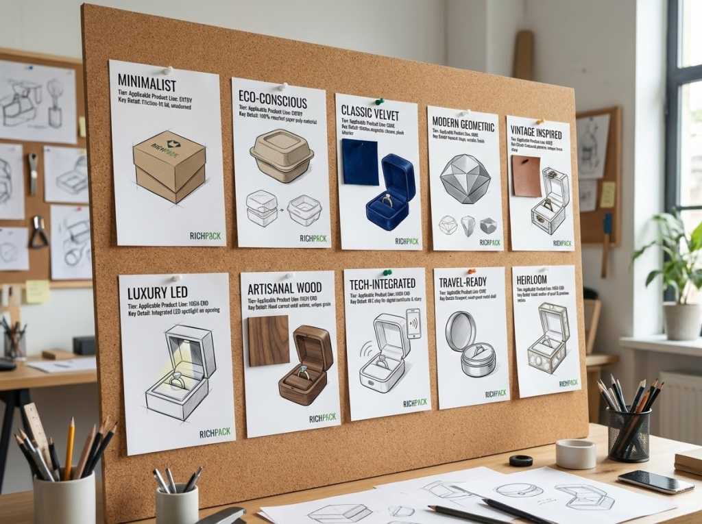 How to Design a Shiny and Creative Ring Box for Storing Your Product Line - 10 Brand Worthy Ring Box Concepts to Elevate Your Collection