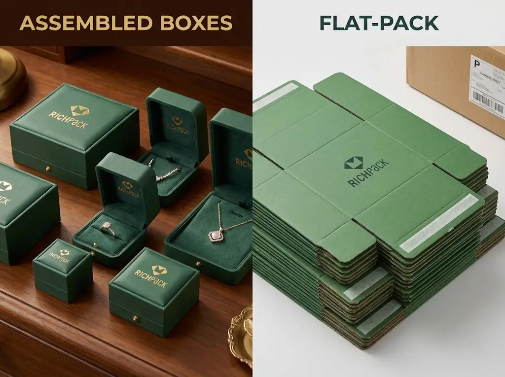 How to Choose the Right Wholesale Jewelry Boxes for Your Business - Assembled Boxes vs
