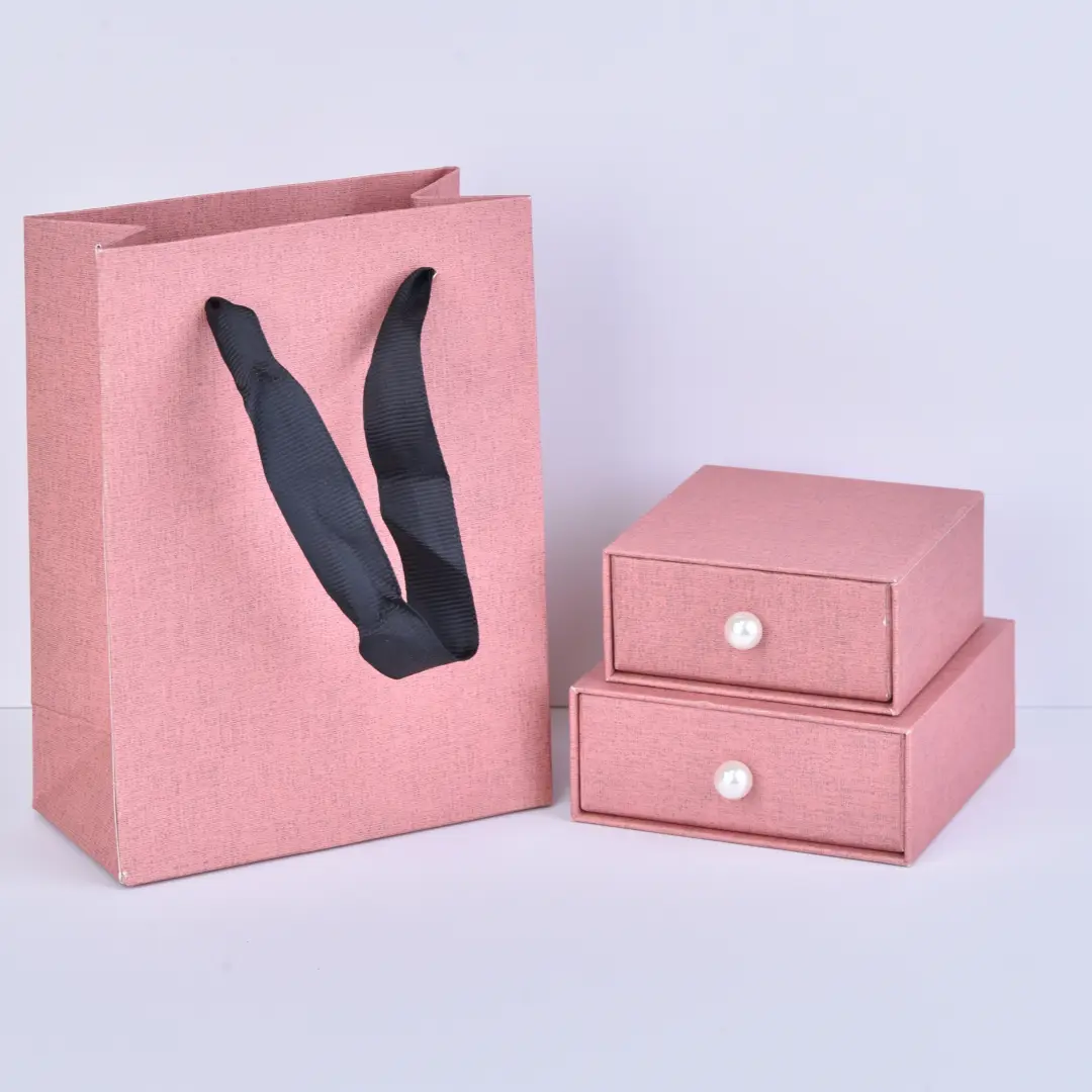 Pink Drawer Jewelry Gift Boxes - Wedding & Anniversary | 9x9cm | Richpack - DSC 2699