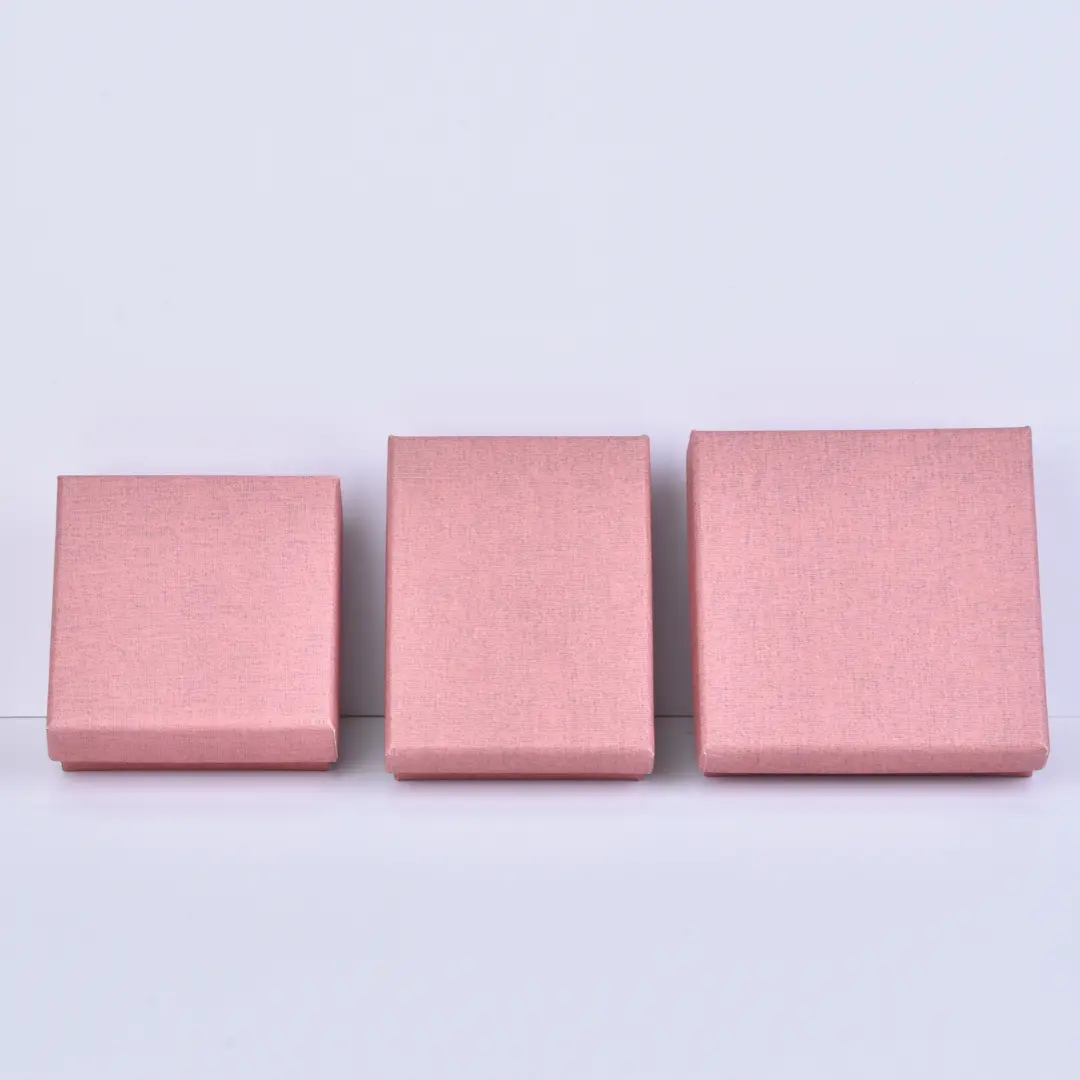 Pink Jewelry Gift Box with Lid | For Rings & Necklace | 7x9x3cm | Richpack In Stock - DSC 2773