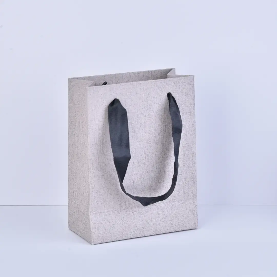 Gray Jewelry Gift Box with Lids 9x9x3cm | Modern Favor Box with Lid | Ready Stock Wholesale - Gray Gift Bags with Handles