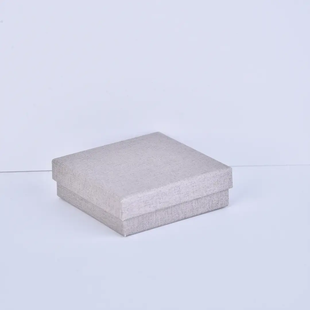 Gray Jewelry Gift Box with Lids 9x9x3cm | Modern Favor Box with Lid | Ready Stock Wholesale - Gray Jewelry Gift Box with lids (4)