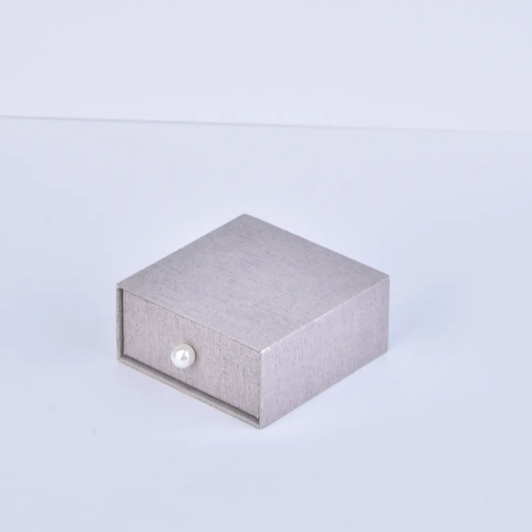 Gray Gift Bags with Handles 12x16x6cm | Premium Jewelry Paper Bags | Ready Stock Wholesale - Gray Paper Drawer Box (8)