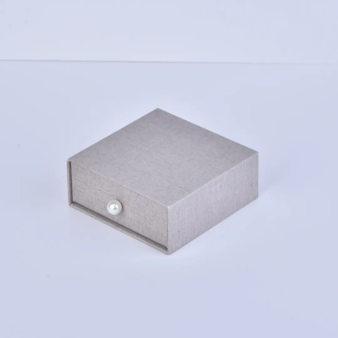 Gray Gift Bags with Handles 12x16x6cm | Premium Jewelry Paper Bags | Ready Stock Wholesale - Gray Paper Drawer Box (9)