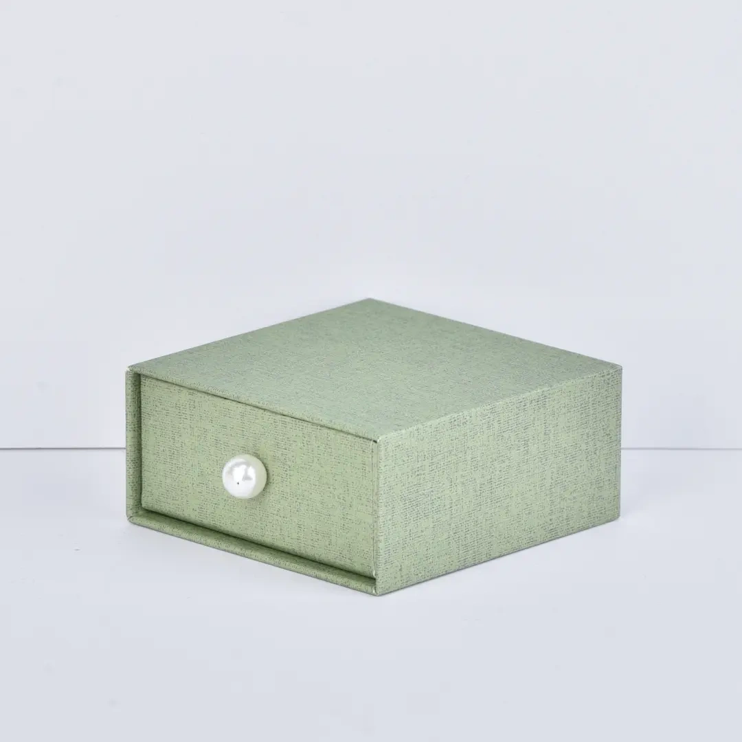 Small Green Paper Bags 12x16x6cm - Richpack | Green Cardboard Gift Bag Wholesale - Green Drawer gift Box4