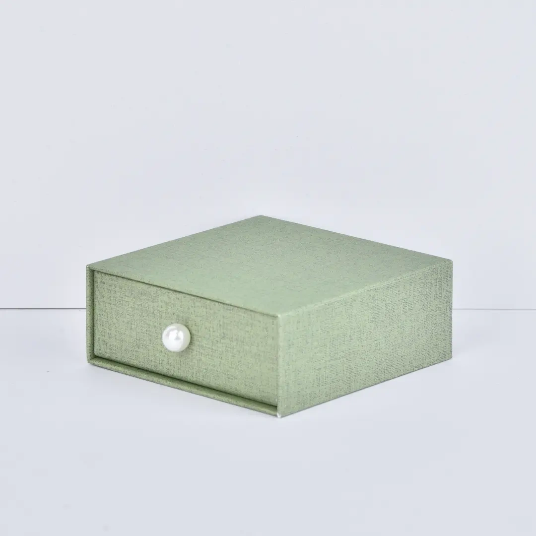 Small Green Paper Bags 12x16x6cm - Richpack | Green Cardboard Gift Bag Wholesale - Green Drawer gift Box5