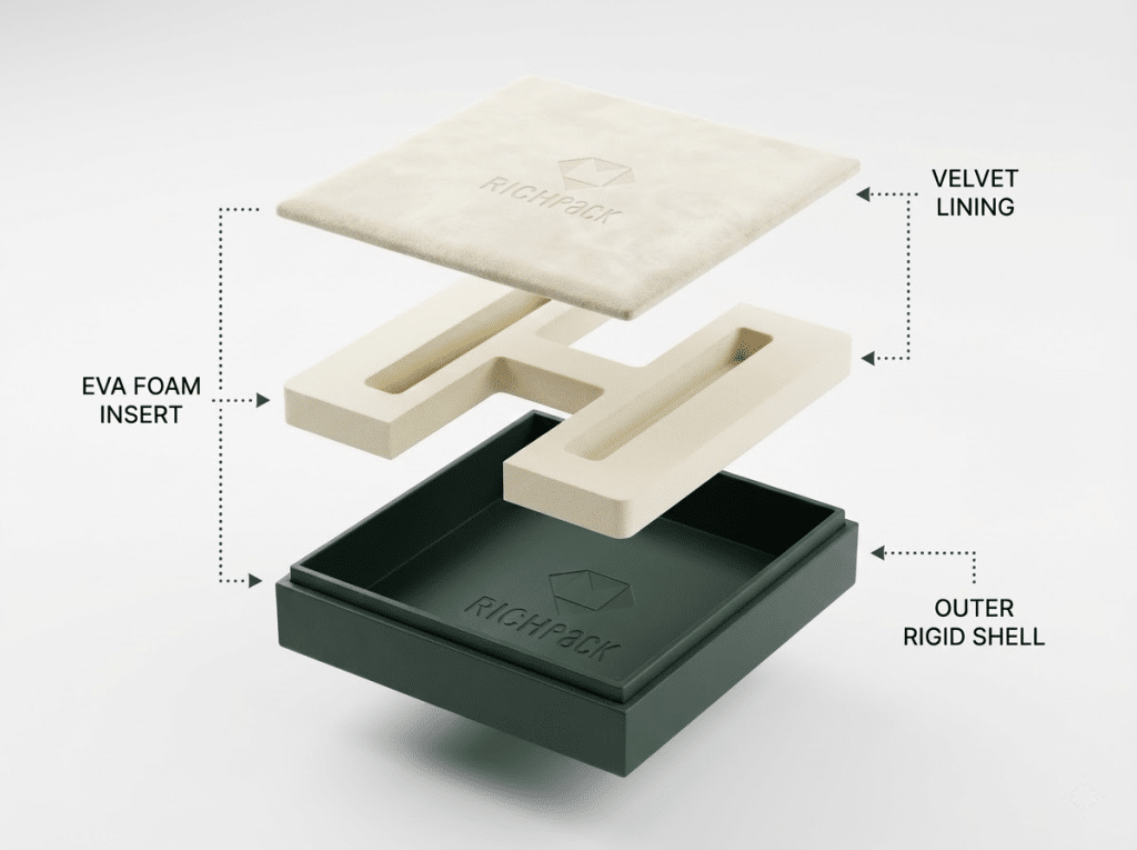 How to Create the Perfect Custom Necklace Packaging Box? - Interior Linings and Inserts