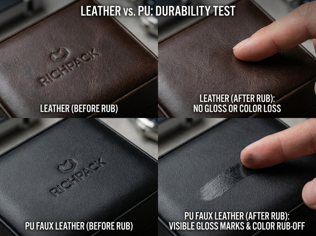 How to Create Iconic Custom Watch Box Packaging Designs - Leather Selection
