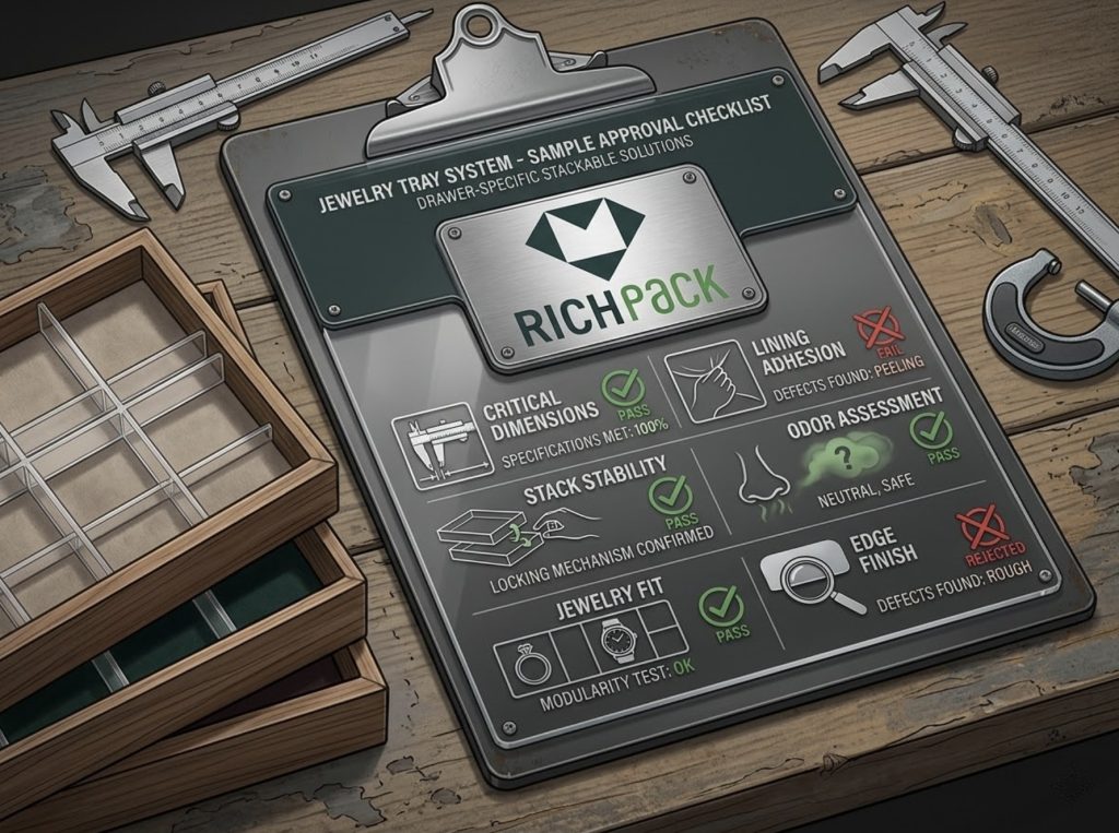 How to Choose the Best Stackable Jewelry Trays for Drawers - Sampling and AQL Checks Reduce Expensive Rework