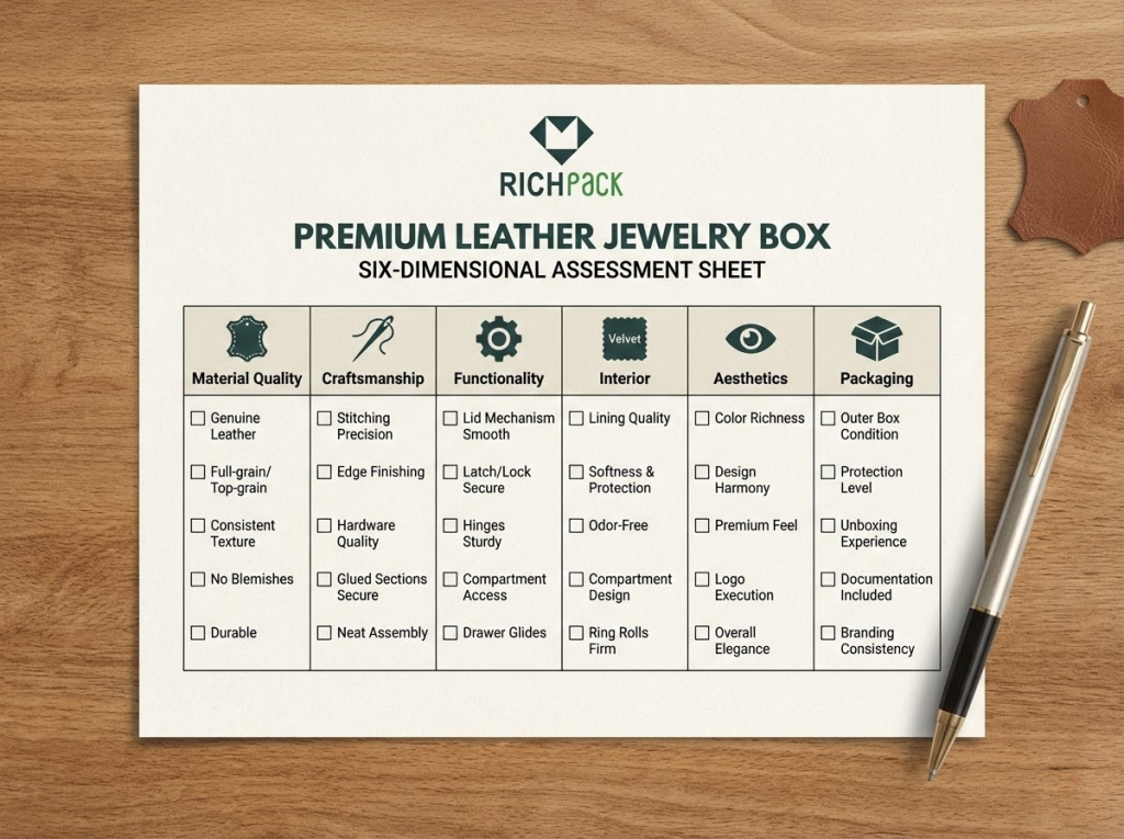 2026 You Need to Know What Makes a Leather Jewelry Box Premium - The Basic Elements of Leather Jewelry Box Quality in 2026