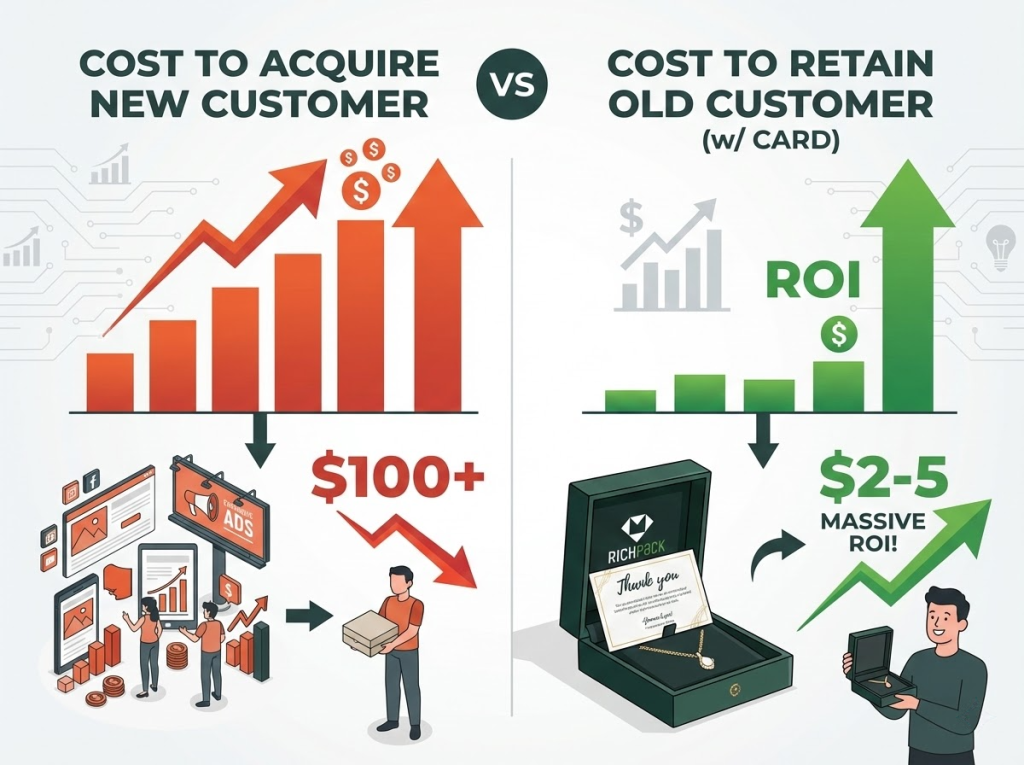 How to Bundle Thank You Cards with Jewelry Gift Boxes - The Silent Salesman