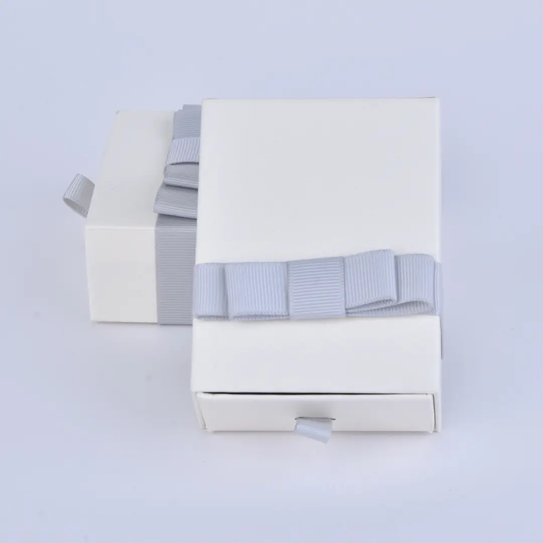 Bowknot Jewelry Box - White Bowknot Jewelry Box for Earrings, Ring & Pendant | Ready Stock Wholesale - bowknot jewelry box (6)