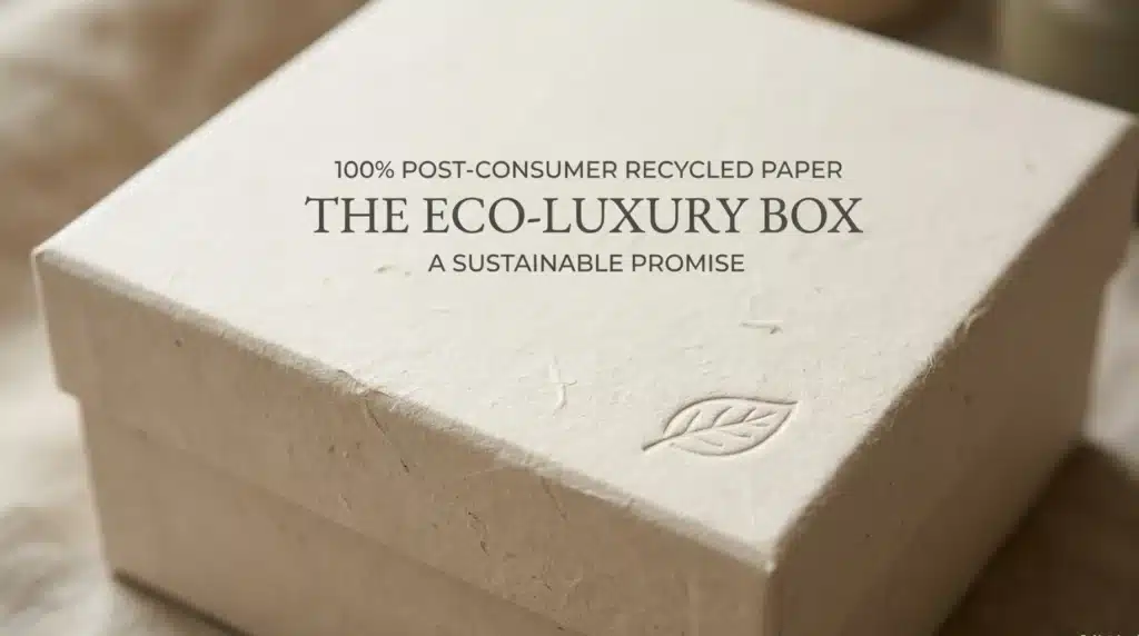 eco luxury recycled paper jewelry box