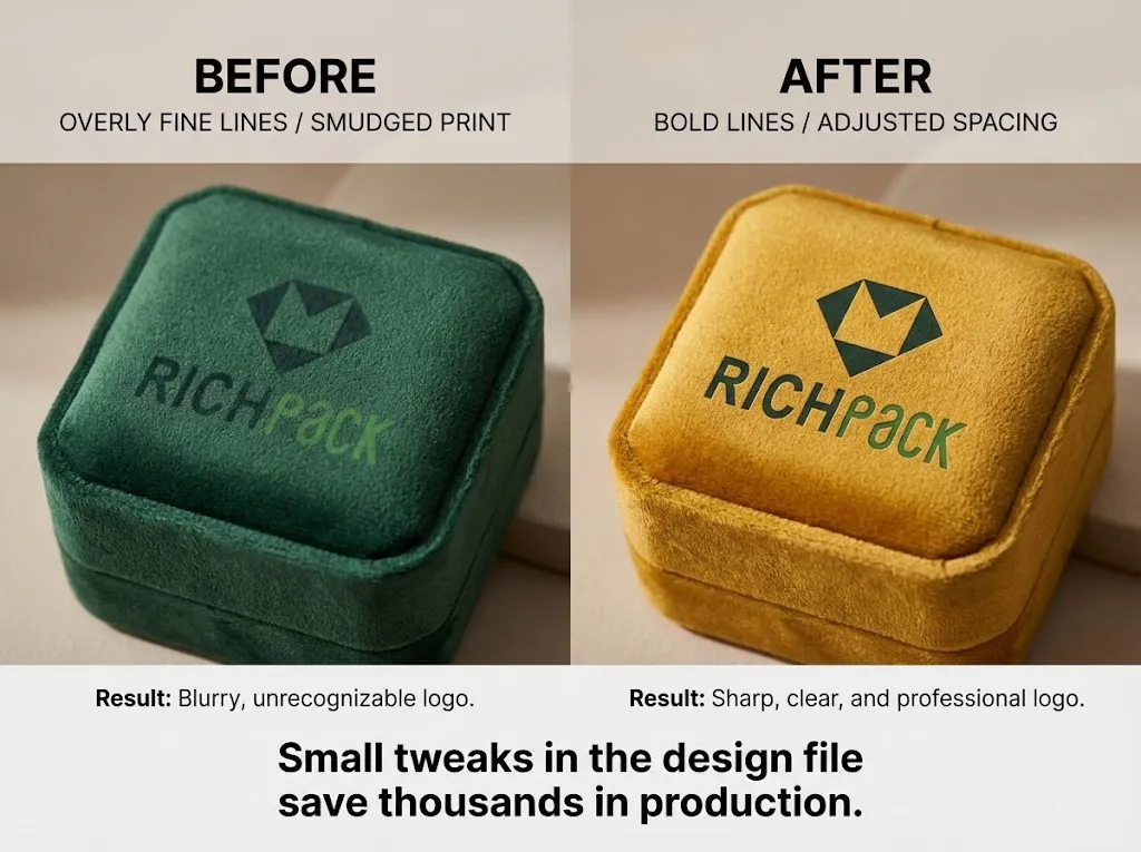 How to Choose the Best Printing Method for a Custom Velvet Ring Box? - image