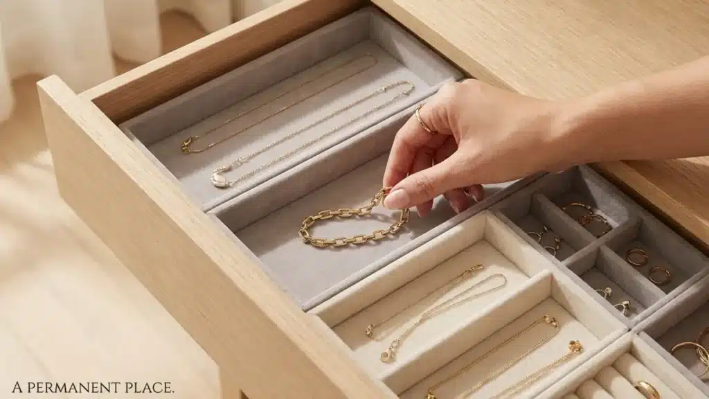 luxury jewelry storage drawer