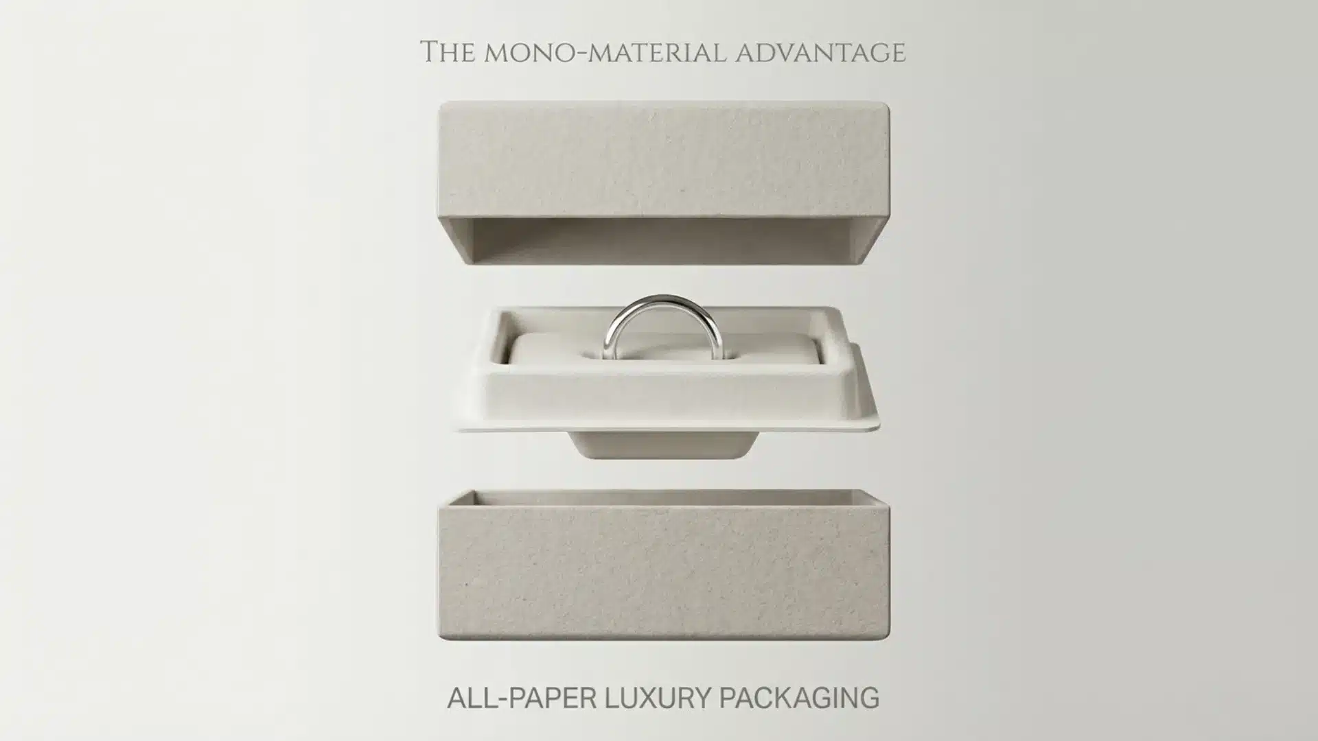 mono material all paper luxury packaging
