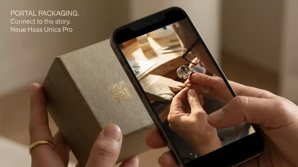 portal packaging qr code story