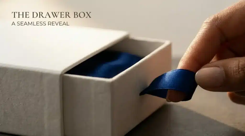 seamless drawer style gift box