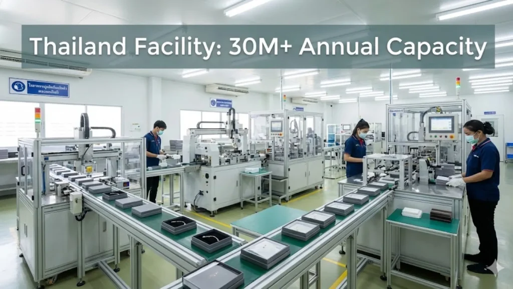thailand facility 30m annual production capacity