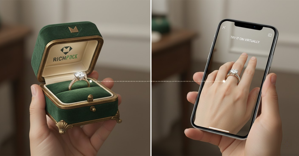 The Future of Vintage Ring Boxes in Luxury Jewelry Packaging - AR Virtual Try On Integration Through Packaging
