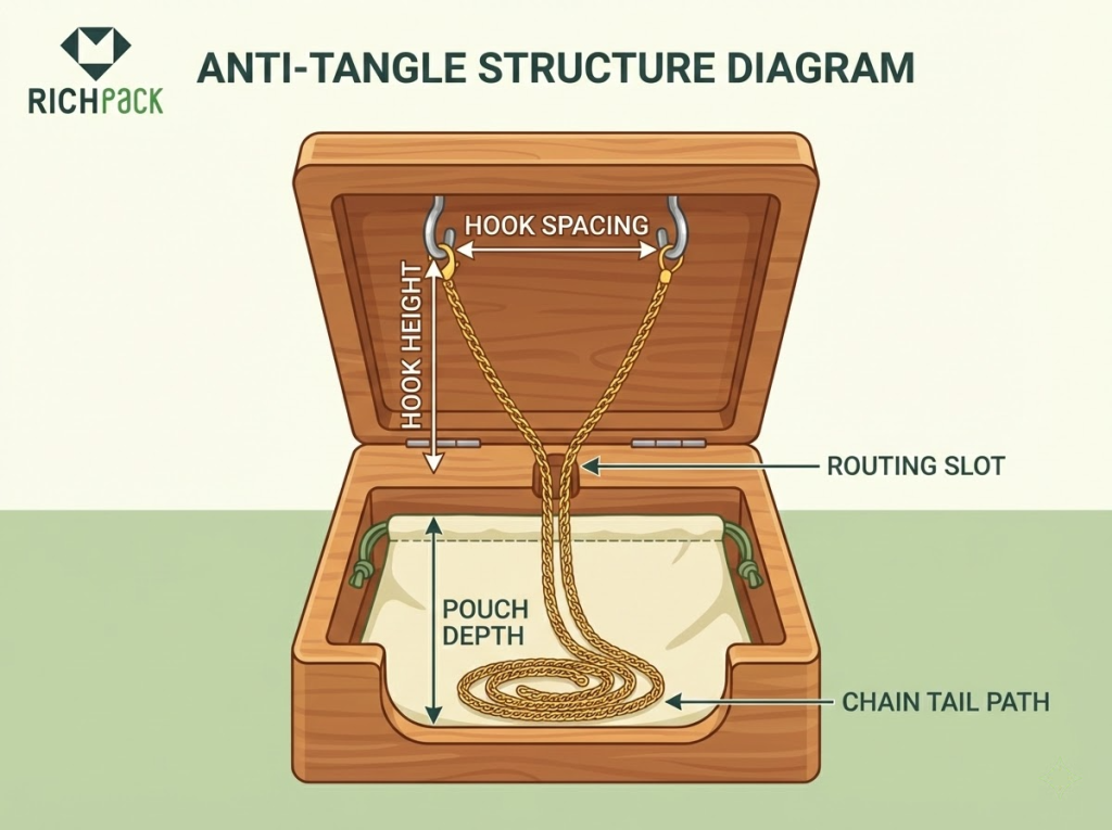 Guide to Purchasing the Best Jewelry Boxes for Necklaces - Anti Tangle Mechanisms in Jewelry Boxes for Necklaces