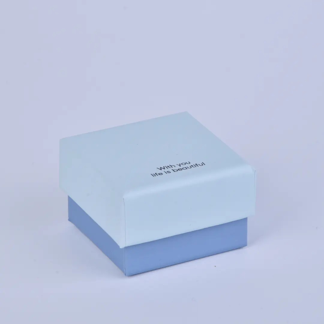 Light Blue Paper Bag - 12x16x6cm Blue Empty Gift Bag & Blue Gift Bags Bulk Wholesale - Baby Blue Small Jewelry Gift Boxes with Lid7