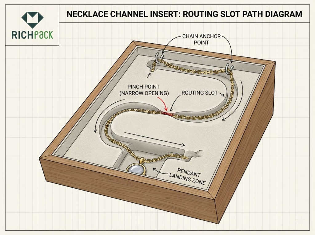 Guide to Purchasing the Best Jewelry Boxes for Necklaces - Channel insert necklace box