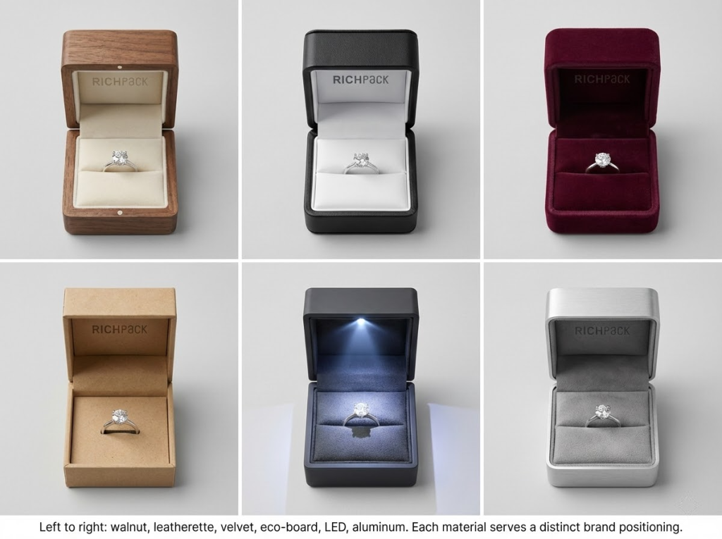 How to Select the Best Diamond Engagement Ring Box - How to Choose the Right Ring Box Material
