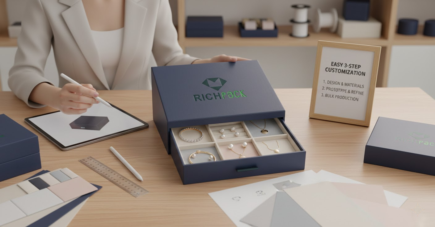 How to Order Custom-Made Jewelry Drawer Tray Box - How to Order Custom Made Jewelry Drawer Tray Box