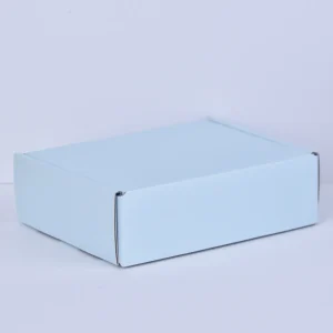 Light Blue Cardboard Shipping Boxes - 18x13x5.5cm Blue Mailer Boxes & Corrugated Tuck Top Box - Jewelry Shipping Box1