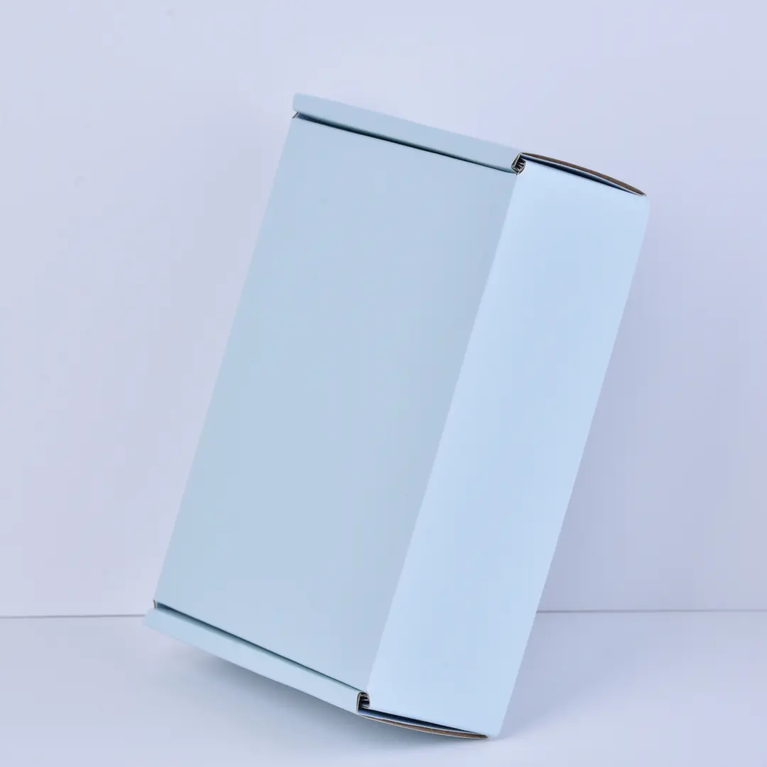 Light Blue Cardboard Shipping Boxes - 18x13x5.5cm Blue Mailer Boxes & Corrugated Tuck Top Box - Jewelry Shipping Box2