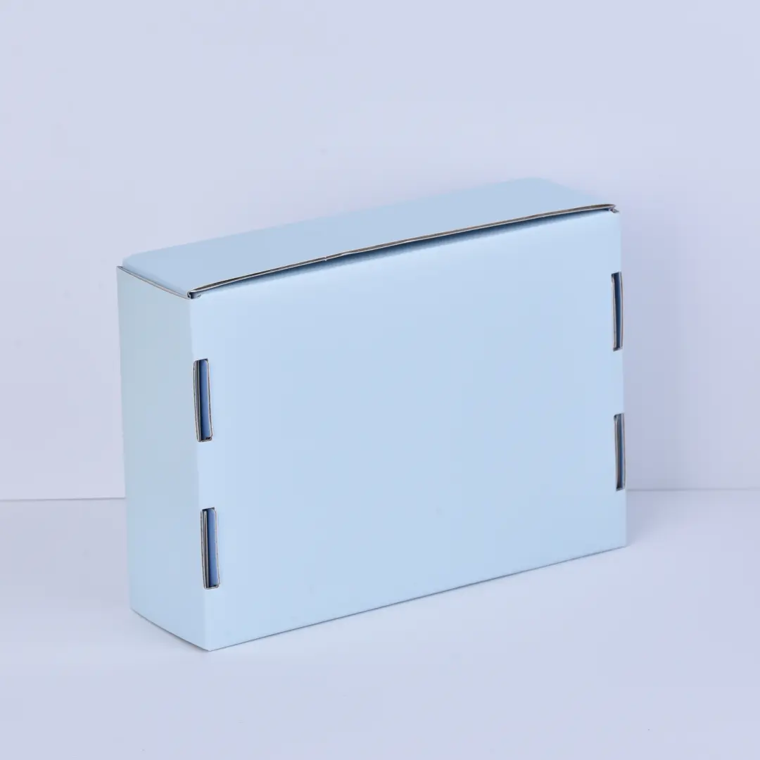 Light Blue Cardboard Shipping Boxes - 18x13x5.5cm Blue Mailer Boxes & Corrugated Tuck Top Box - Jewelry Shipping Box4