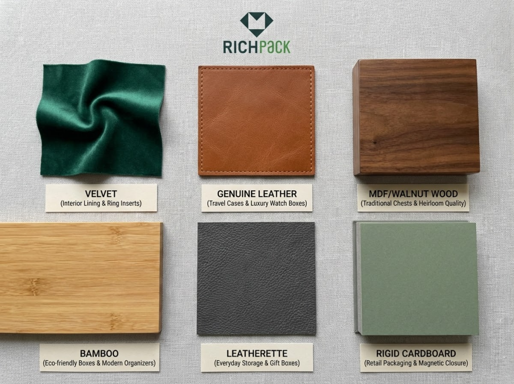 How to Choose the Perfect Jewelry Box for Women - Materials That Define Quality in Women's Jewelry Boxes