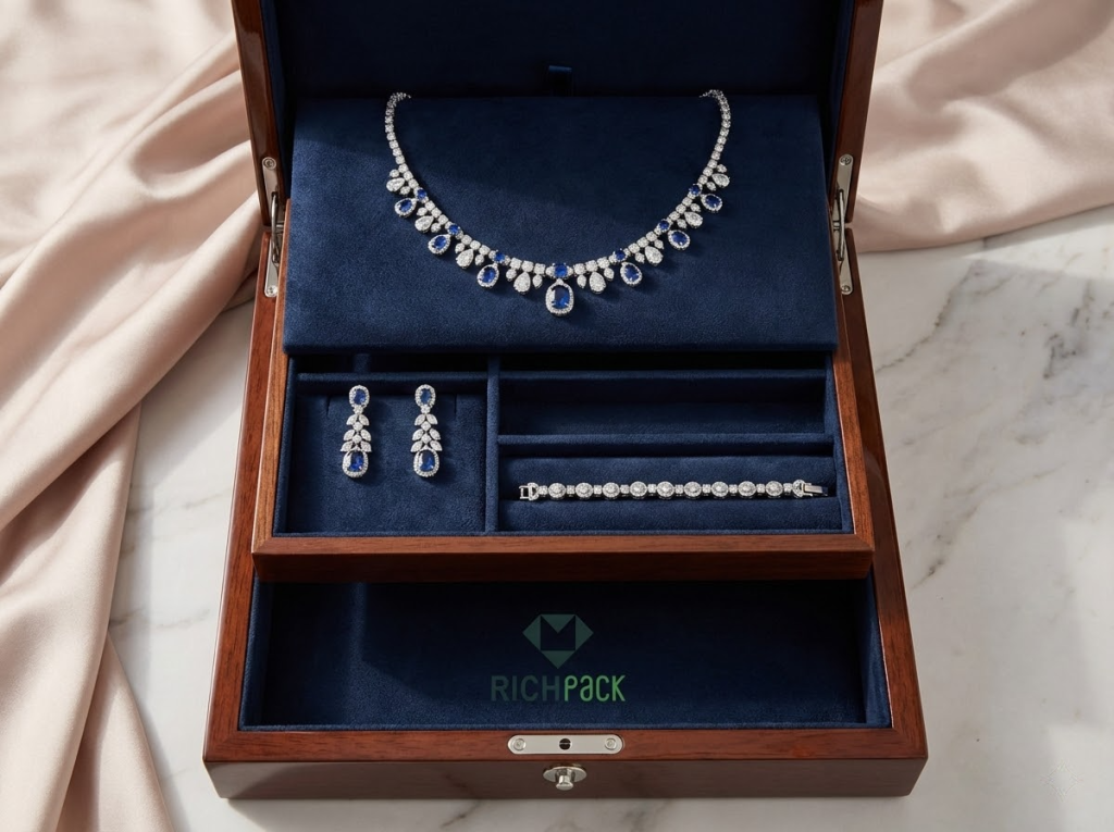 Why Custom Jewelry Box Inserts Are Key to Luxury Branding - Multi Material Strategies