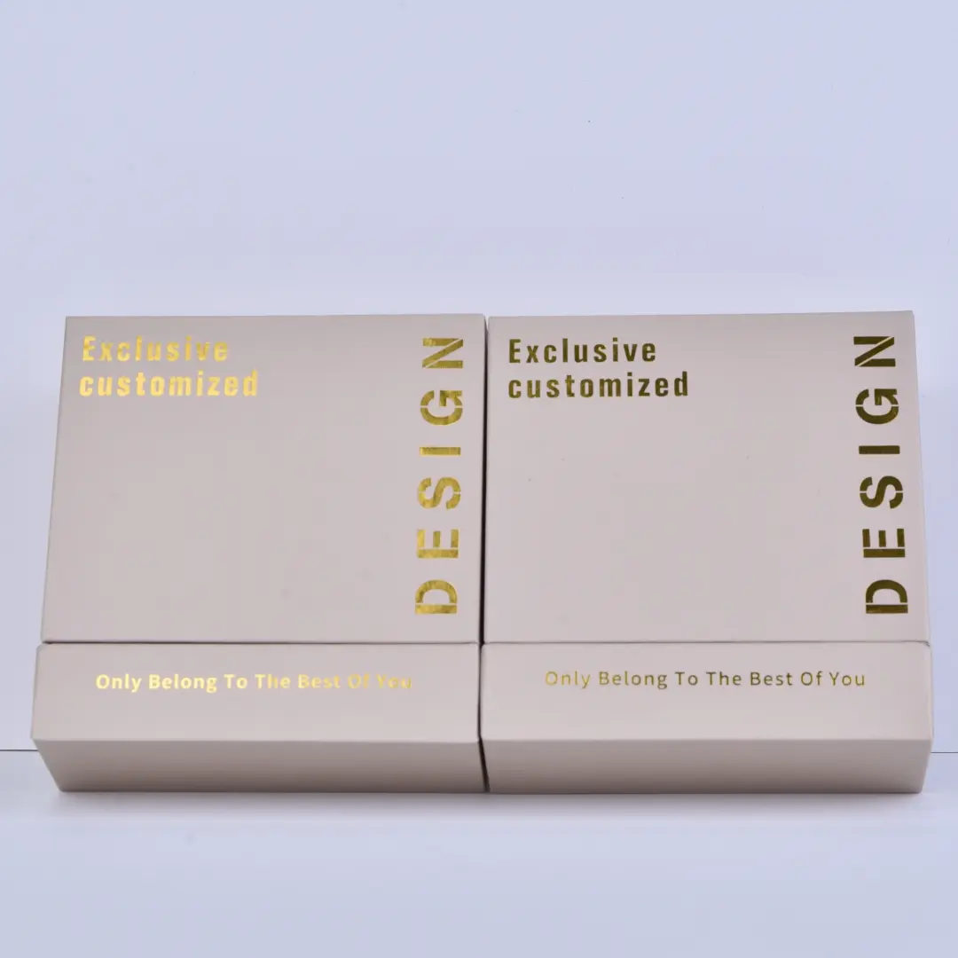 กล่องบรรจุเครื่องประดับแบบลิ้นชักกระดาษ - กระดาษพิเศษสีชมพูอิฐ | สามารถพิมพ์โลโก้ตามสั่งได้ - กล่องบรรจุเครื่องประดับแบบลิ้นชักกระดาษ (1)