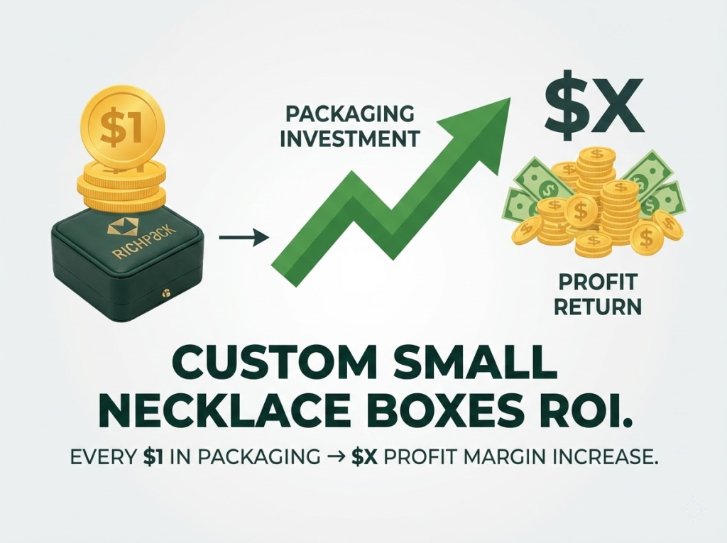 How Custom Small Necklace Boxes Increase Jewelry Profit Margins - Real ROI from Initial Investment to Profit Growth