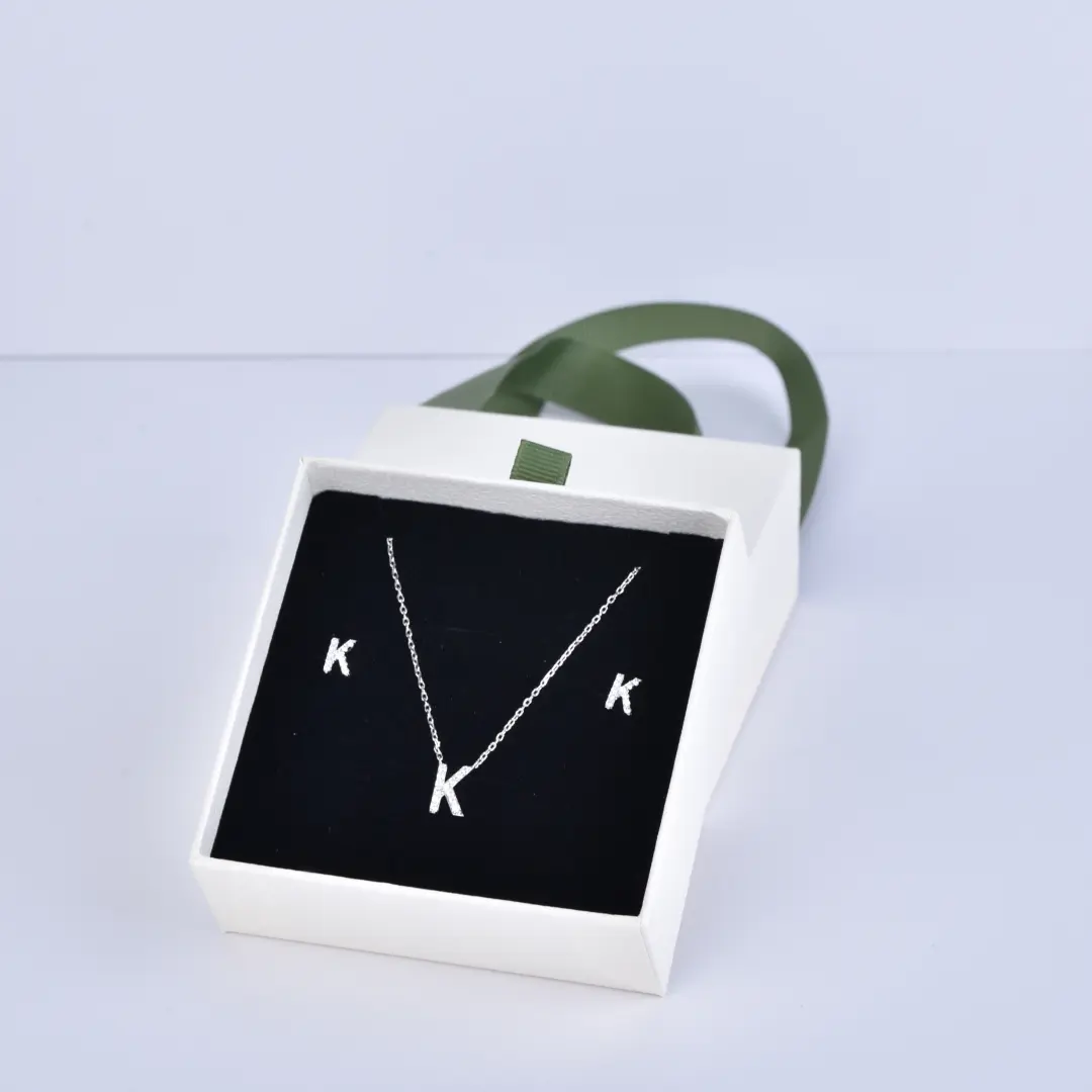 Slider Paper Gift Box With Handle - 9x9x3.5cm Cardboard Drawer Jewelry Box With Handle - Slider Paper Gift Box with Handle4