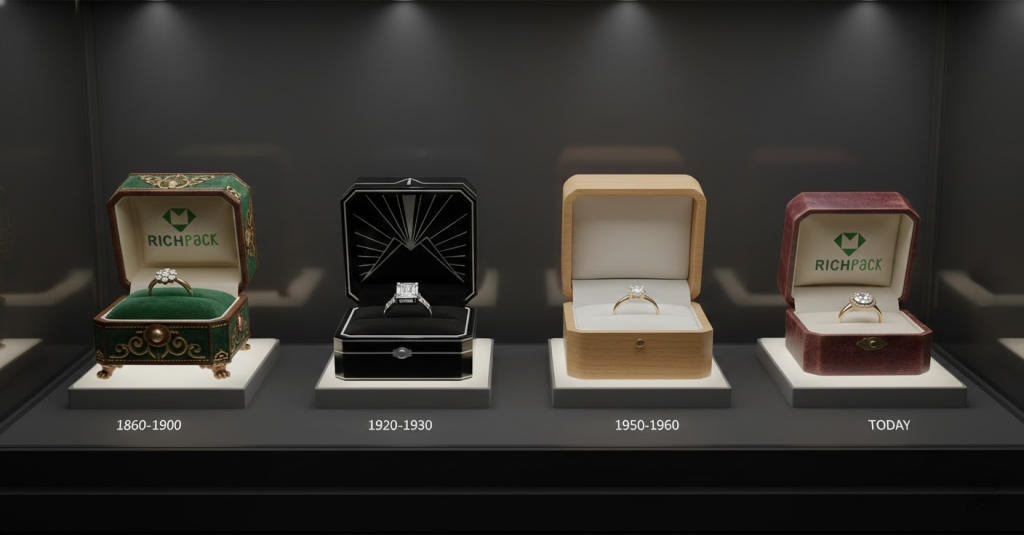 The Future of Vintage Ring Boxes in Luxury Jewelry Packaging - Storytelling Through Historical Reference and Brand Heritage