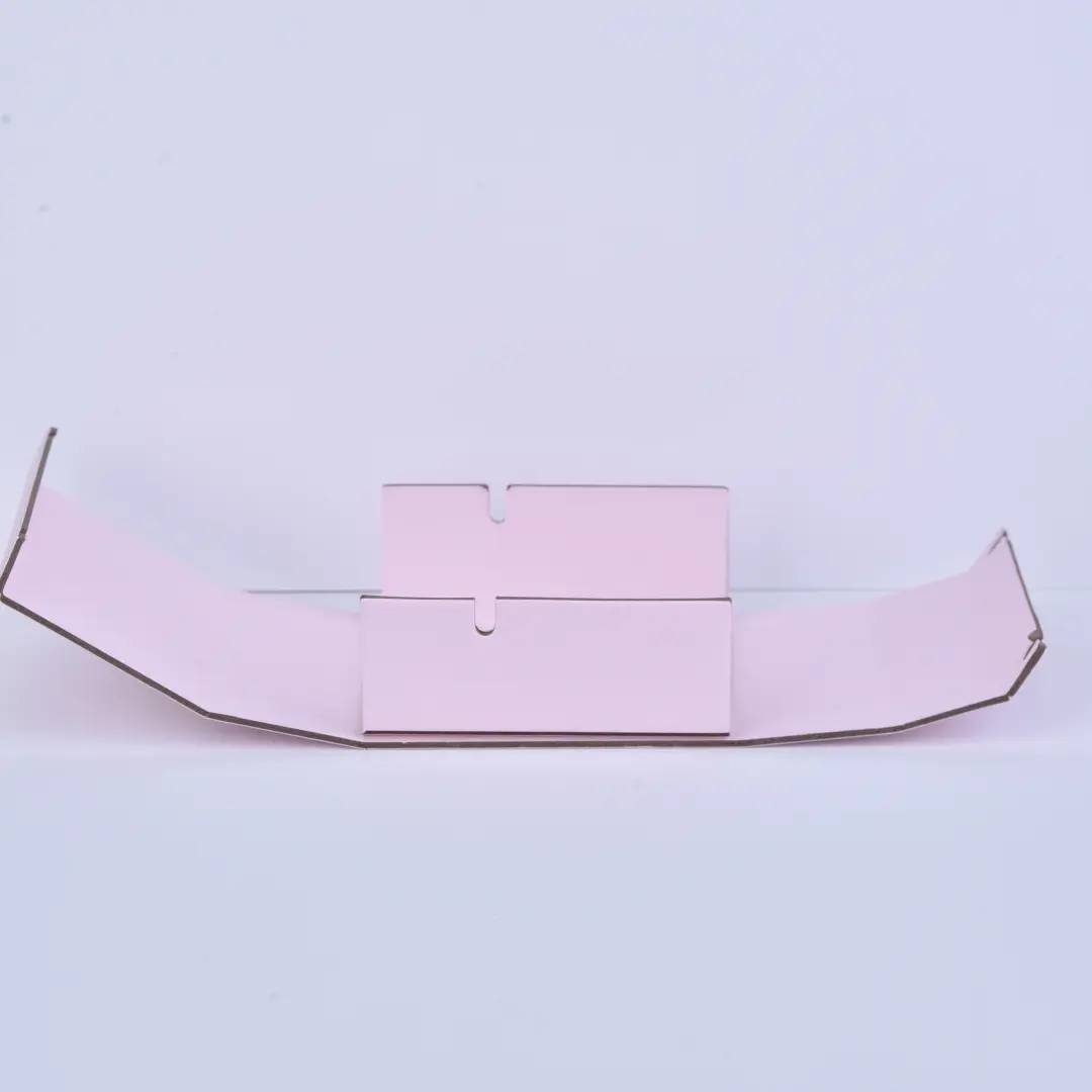 Two-Piece Folding Jewelry Box - Pink 9.5x10.5x4.4cm Folding Jewelry Box & Two-Piece Folding Box - Two Piece Folding Jewelry Box8