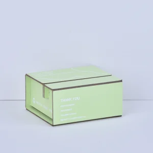 Two-Piece Folding Jewelry Packaging Box Green - Foldable Multi-color Jewelry Box Wholesale (9.5x10.5x4.4cm) - Two Piece Folding Jewelry Packaging Box3