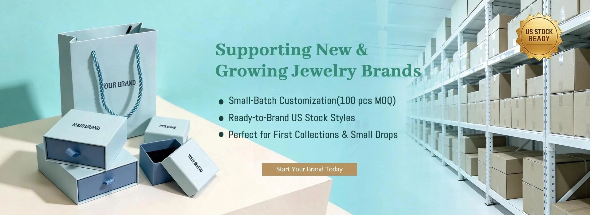 RICHPACK small-batch jewelry packaging with US stock support for new brands