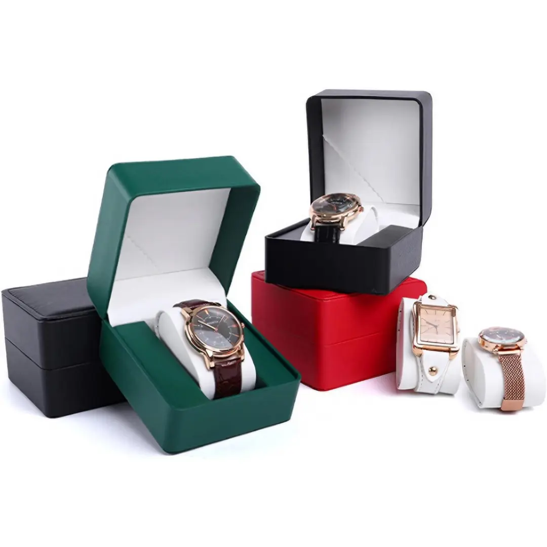 Watch and Jewelry Box Men Green Leather 4.3