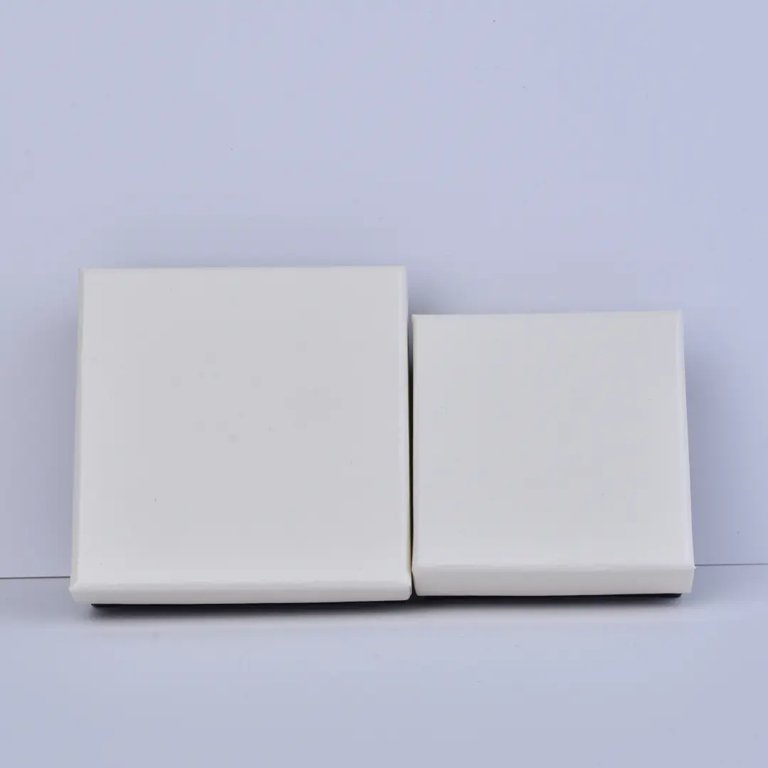 Custom White Paper Bags with Handle - 11x12x6cm Jewelry Paper Bag | Small Black and White Gift Bags - white two piece paper jewelry box2