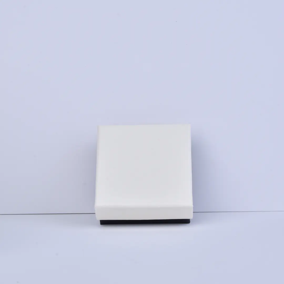 Custom White Paper Bags with Handle - 11x12x6cm Jewelry Paper Bag | Small Black and White Gift Bags - white two piece paper jewelry box4