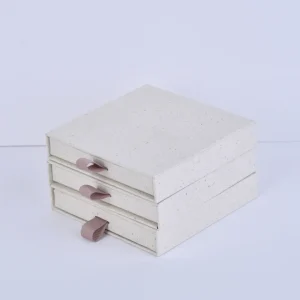 Wholesale Paper Drawer Sliding Packaging - 8x8x1.7cm Paper Drawer Box Custom Jewelry Box - wholesale paper drawer liding packaging1