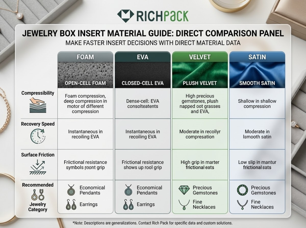 When Should You Use a Magnetic Jewelry Box for Your Jewelry? - Choose the Right Insert Material